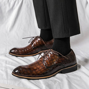 Sapato Masculino Loafer Derby em Couro Dom Vitto