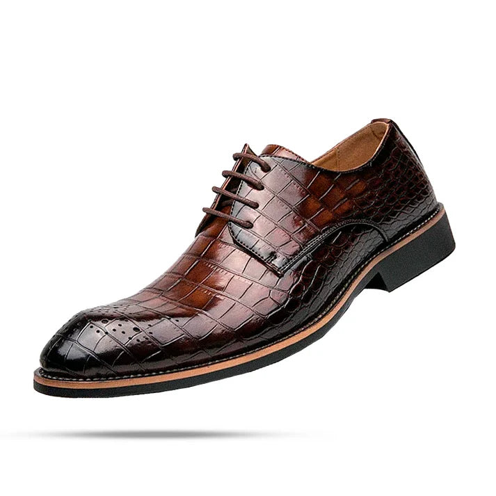 Sapato Masculino Loafer Derby em Couro Dom Vitto